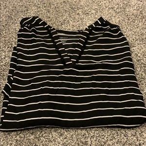 Black/white Stripe Blouse